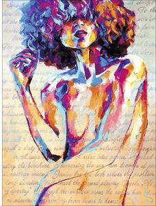Tablou canvas Colourful Woman I 57x77 cm