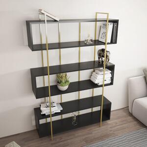 Biblioteca Hugi Lux cu 6 Rafturi, 120x180x30 cm