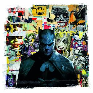 Poster de artă Batman Dark in mind, (40 x 40 cm)
