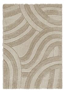 Covor bej handmade din fibre reciclate 120x170 cm Velvet – Flair Rugs