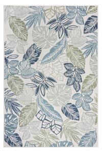 Covor pentru exterior și interior verde/albastru 160x230 cm Bella Leaf – Flair Rugs