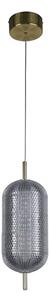 Searchlight 28803SB - Pendul LED pe cablu CAPSULE LED/19W/230V