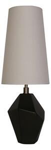Searchlight EU88250BK - Lampă de masă APEX 1xE27/60W/230V negru/gri