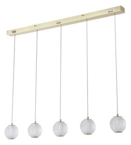 Searchlight 51485-5SB - Lustră LED ALLURE suspendată pe cablu, 5xLED/4,2W/230V