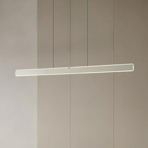 Lucande Lampă suspendată LED Arvon, culoare aluminiu, 117 cm, dimabil, CCT, reglabil, Metalic, Camera de zi / sufragerie, Metal, Modern