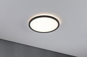 Panou cu LED integrat Auria 15W 1400 lumeni Ø29,3 cm, lumină RGBW, montaj aplicat, negru, cu telecomandă