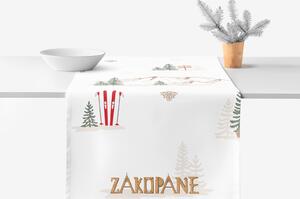 Goldea napron de masă 100% bumbac - zakopane 20x120 cm