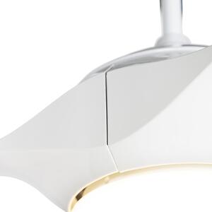 Ventilator de tavan alb cu LED cu telecomandă - Marin 56