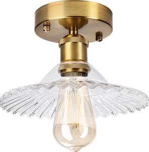 Lustră aplicată TRISH 1xE27/15W/230V auriu/clar