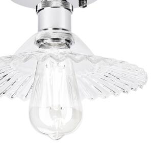 Lustră aplicată TRISH 1xE27/15W/230V crom lucios/transparent