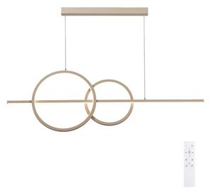 BRILAGI - Lustru LED reglabil pe cablu SIGNATURE LED/53W/230V 120 cm bej + telecomandă