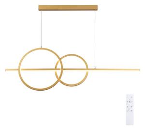 BRILAGI - Lampă suspendată LED reglabilă pe cablu SIGNATURE LED/53W/230V 120 cm aurie + telecomandă