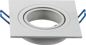 Aigostar - Ramă pentru spot încastrat GU10 9,1x9,1 cm alb