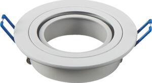 Aigostar - Ramă pentru spot încastrat GU10, diametru 9,1 cm, albă