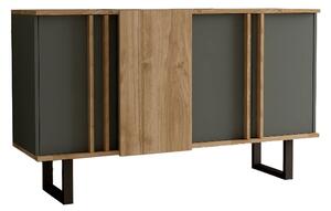Bufet Amanda I, Pako World, Antracit-Nuc, 160x74x79 cm