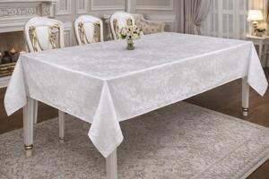 Fata de masa alba impermeabila eleganta- 140x180 cm