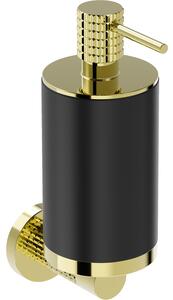 Mexen Triv, dozator de săpun de perete, negru/auriu, 250ml, 70A33058-50B