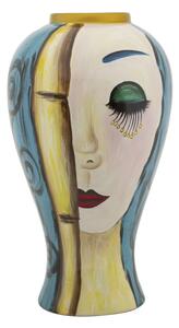 Mauro Ferretti Vaza Ceramica Art Face cm Ø 28X50 | Aosom Romania
