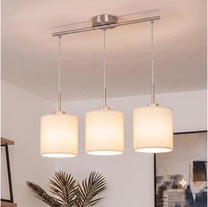 Brilagi - Pendul LED pe cablu NUBILA 3xE27/60W/230V crem