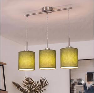 Brilagi - Lustră LED suspendată cu cablu NUBILA 3xE27/60W/230V verde