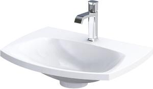 Oristo Louis lavoar 62x48 cm dreptunghiular mobilier alb luciu UME-LU-62-92
