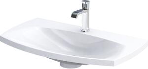 Oristo Louis lavoar 82x48 cm dreptunghiular mobilier alb luciu UME-LU-82-92