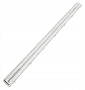 Corp de iluminat tehnic LED T8, 2 x soclu G13, 20 W, 230 V, 6500 K, 120 cm, IP65, alb