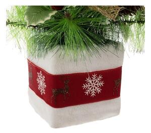Decoratiune brad de Craciun artificial in ghiveci, inaltime 45 cm