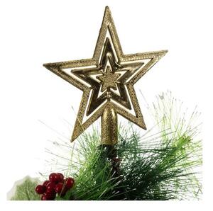 Decoratiune brad de Craciun artificial in ghiveci, inaltime 45 cm
