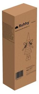 Figurina decorativa zana Craciun, aripi cu glitter, inaltime 40 cm
