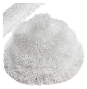 Ghirlanda pentru brad, lungime 6 metri, grosime 15 cm, flexibila, alba