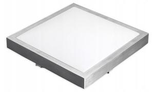 Plafoniera LED, 32x32 cm, diode SMD, 18W, 4000K, 1260 lm, IP44, baza otel