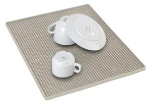 Scurgător de vase bej din cauciuc 40x30 cm Maxi – Wenko