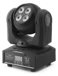 Proiector joc de lumini Double Face Moving Head Light, AT PERFORMANCE®, 30 x 20 x 24 cm, negru