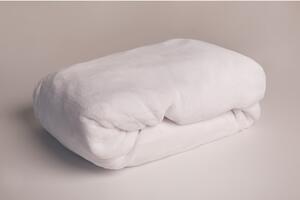 Cearceaf alb din micropluș cu elastic 180x200 cm – Jerry Fabrics
