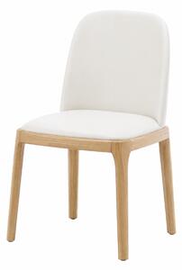 Scaun dining Selene OAK & Cream piele ecologică
