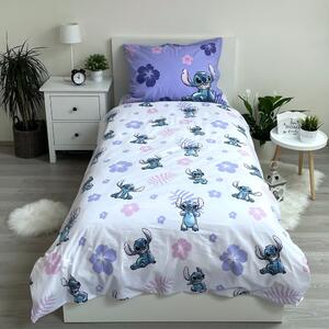 Lenjerie de pat pentru copii din bumbac pentru pat de o persoană 140x200 cm Lilo and Stitch – Jerry Fabrics