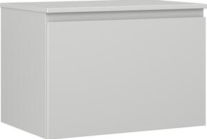 Mexen Orio, mobilier de baie 70 cm cu blat, 1 sertar, gri mat, 91A10-07047-1-BFC62