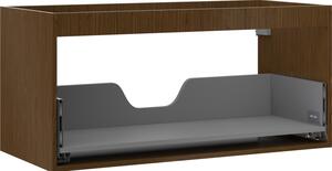 Mexen Box-A, dulap suspendat 100 cm, 1 sertar, nuc, 91AX0-1000-470-1-86
