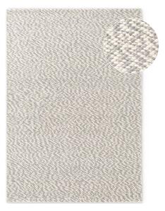 Covor gri deschis/crem țesut manual din lână 140x200 cm Lyon Beans – Elle Decoration