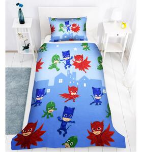 Lenjerie de pat copii - Eroii In Pijama Albastru
