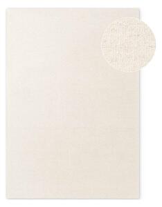 Covor crem țesut manual din lână 140x200 cm Puristic Knots – Elle Decoration