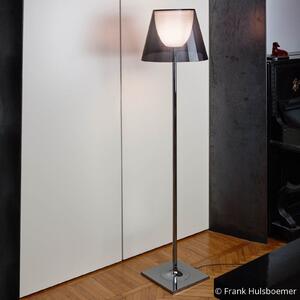 FLOS Lampadar KTribe F2, gri fumuriu, reglabil, Metalic, Camera de zi / sufragerie, Plastic, Design
