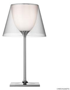 FLOS KTribe T1 lampă de masă, sticlă transparentă, reglabil, Transparent, Camera de zi / sufragerie, Sticlă, Design