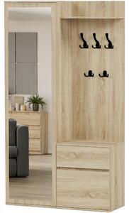 Set mobilier hol Viliana (stejar sonoma) (cu oglindă). Promo -16%. 1151906