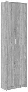 Șifonier de hol, gri sonoma, 55x25x189 cm, lemn prelucrat