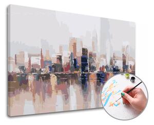 Pictura prin numere PANORAMA CITY | low difficulty