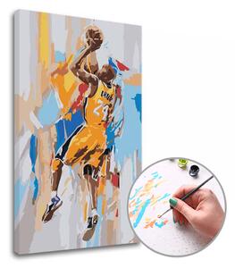 Pictura prin numere KOBE BRYANT 24 | low difficulty