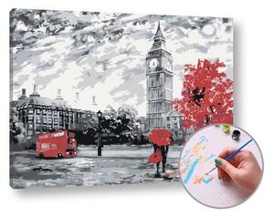 Pictura prin numere LONDRA FEELINGS | medium difficulty