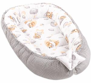 Cosulet bebelus pentru dormit Kidizi Baby Nest Cocoon 90x50 cm Koala Dreams